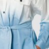 BOSS C Daliti Dip-Dye-Hemdblusenkleid, Blau