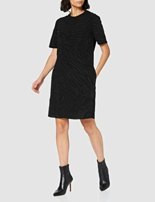 BOSS C_Delight Sommerkleid, Schwarz