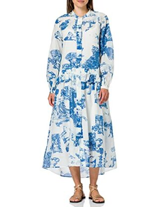 BOSS C_Dicea_1 10233271 01 Strickkleid Maxi, Blau