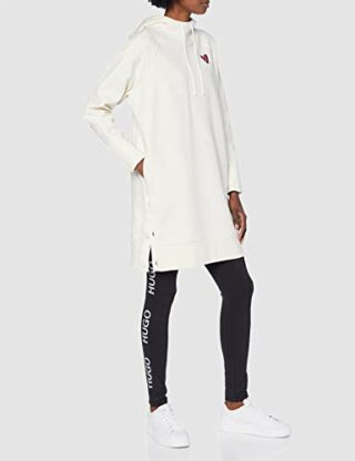 BOSS C_Ediree 10220940 01 Sweatkleid, Weiß