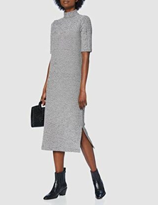 BOSS C_Enesca 10232104 01 Strickkleid Midi, Grau