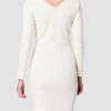 BOSS C_Erry 10234411 01 Strickkleid, Weiß