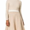 BOSS C_Fedressy Strickkleid, Beige