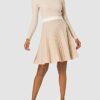 BOSS C_Fedressy Strickkleid, Beige