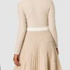 BOSS C_Fedressy Strickkleid, Beige