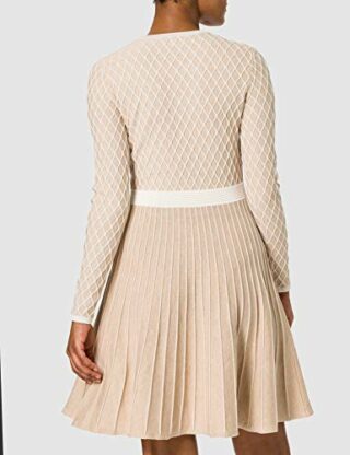 BOSS C_Fedressy Strickkleid, Beige