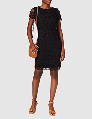 BOSS Casual Cocktailkleid, Schwarz