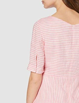 BOSS Casual Elinny Sommerkleid gestreift, Orange
