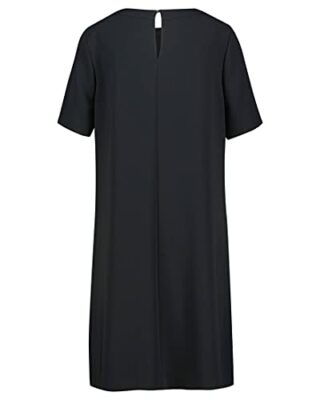 BOSS Dastika A-Linien-Kleid Kurzarm, Schwarz