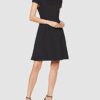 BOSS Doctavia Strickkleid, Blau