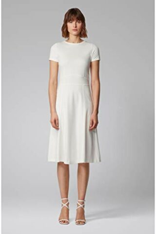 BOSS Dusca Sommerkleid, Weiß