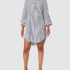 BOSS Etmo Hemdblusenkleid, Blau