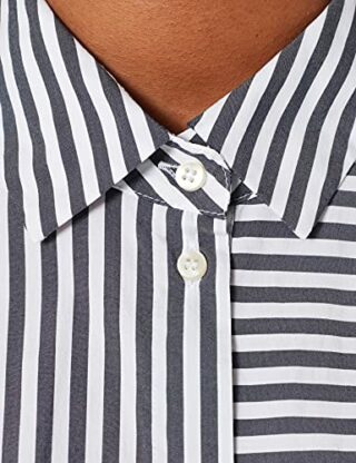 BOSS Etmo Hemdblusenkleid, Blau