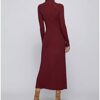 BOSS Ferne Langes Strickkleid, Rot
