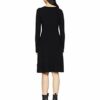 BOSS Iesibedda Abendkleid Midikleid, Schwarz