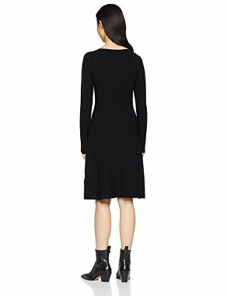 BOSS Iesibedda Abendkleid Midikleid, Schwarz