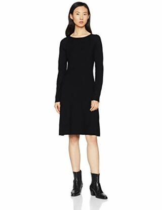 BOSS Iesibedda Abendkleid Midikleid, Schwarz