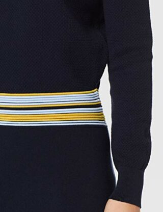 BOSS Iwearit Strickkleid, Langarm, Blau