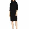 BOSS Wabellena Strickkleid Midi, Schwarz