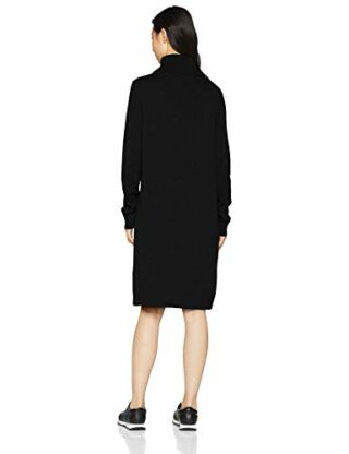 BOSS Wabellena Strickkleid Midi, Schwarz