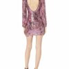Badgley Mischka Minikleid, Cocktailkleid, Pink