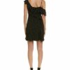 Bailey 44 California Dreamer Minikleid mit Rüschen, Schwarz