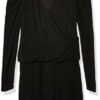 Bailey 44 Sophia Mini-Kleid mit Puffärmeln, Schwarz