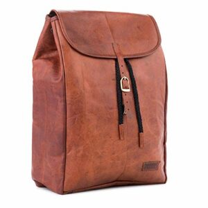 Berliner Bags Malaga Damen Backpack mit Laptopfach, Braun
