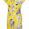 Betty Barclay 1014/1242 Abendkleid mit Blumen, Blau