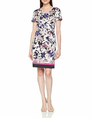 Betty Barclay 6443/1167 Cocktailkleid mit Blumenmuster, Bunt