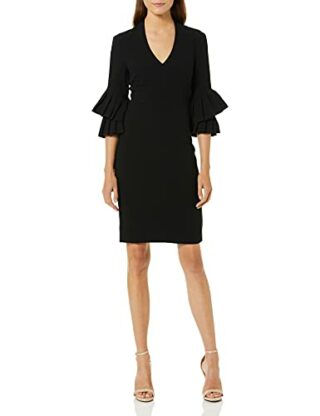 Black Halo AKI Mini Kleid, Schwarz