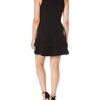 Black Halo Cheryl Mini Kleid, Schwarz