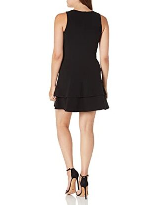 Black Halo Cheryl Mini Kleid, Schwarz