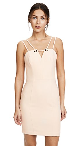 Black Halo Delia Mini Kleid, Beige