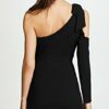 Black Halo Eleece Mini Kleid, Schwarz