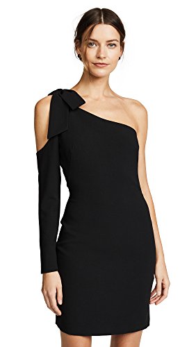 Black Halo Eleece Mini Kleid, Schwarz