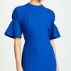 Black Halo Elena Mini Kleid, Blau