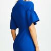 Black Halo Elena Mini Kleid, Blau