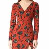 Black Halo Gilda Mini Kleid, Rot