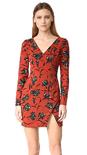 Black Halo Gilda Mini Kleid, Rot