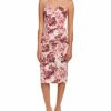 Black Halo Lena Etuikleid mit Blumenmuster, Rot