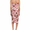 Black Halo Lena Etuikleid mit Blumenmuster, Rot