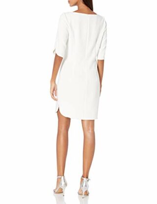 Black Halo Molly Mini Kleid, Weiß