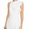 Black Halo Pabla Mini Kleid, Weiß