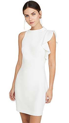 Black Halo Pabla Mini Kleid, Weiß