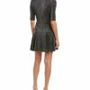 Black Halo Reeder Mini Kleid, Grau