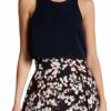 Black Halo Sanibel Mini Kleid, Schwarz