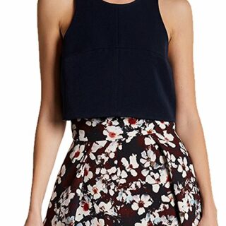 Black Halo Sanibel Mini Kleid, Schwarz