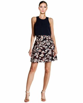 Black Halo Sanibel Mini Kleid, Schwarz