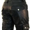 Bockle Lederhose Cargohose, Schwarz